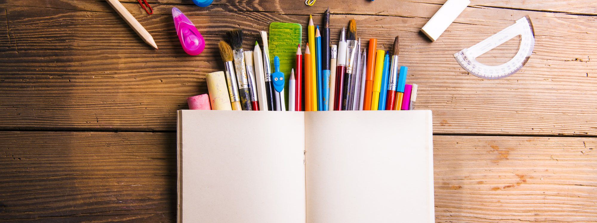 Back to school composition